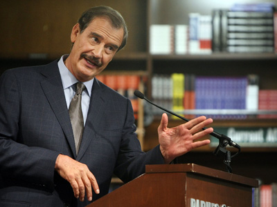 Vicente Fox, da el triunfo de el Edomex a el PRI